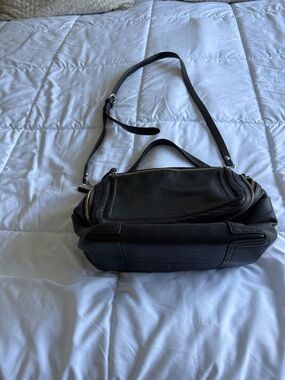 Vince Camuto Black Leather Crossbody Bag